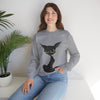 Black Cat Unisex Heavy Blend™ Crewneck Sweatshirt