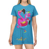 Flamingo T-Shirt Dress (AOP)