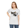 Squint Eyed Cat Unisex Jersey Short Sleeve Tee