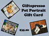 Giftspresso Pet Portrait Gift Card
